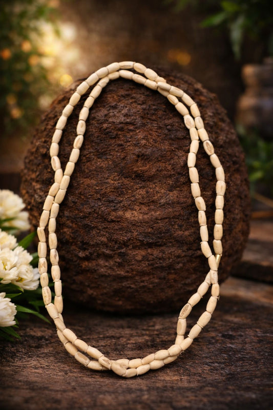 Double Round Tulsi mala